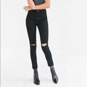 BDG Ripped Twig High Rise Skinny Jeans
